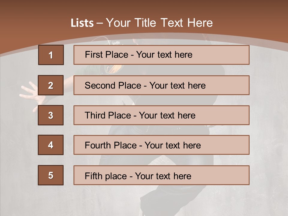 Move Guy Nightclub PowerPoint Template
