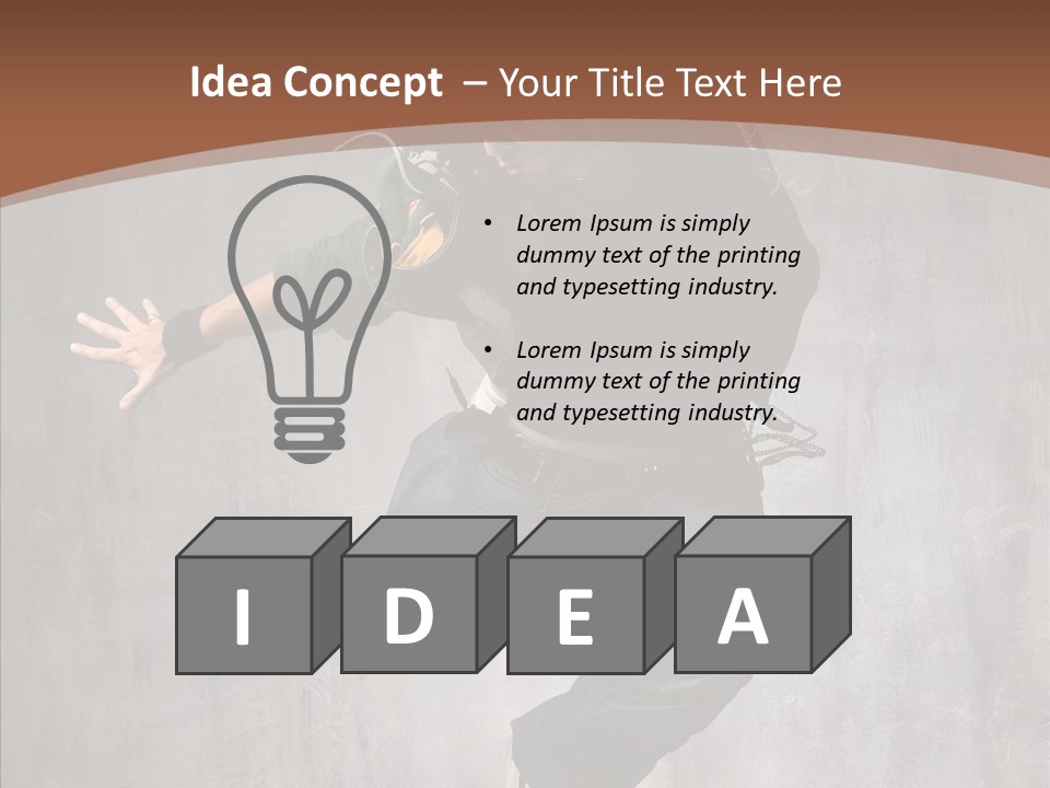 Move Guy Nightclub PowerPoint Template