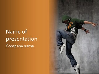 Rap Young Dance PowerPoint Template