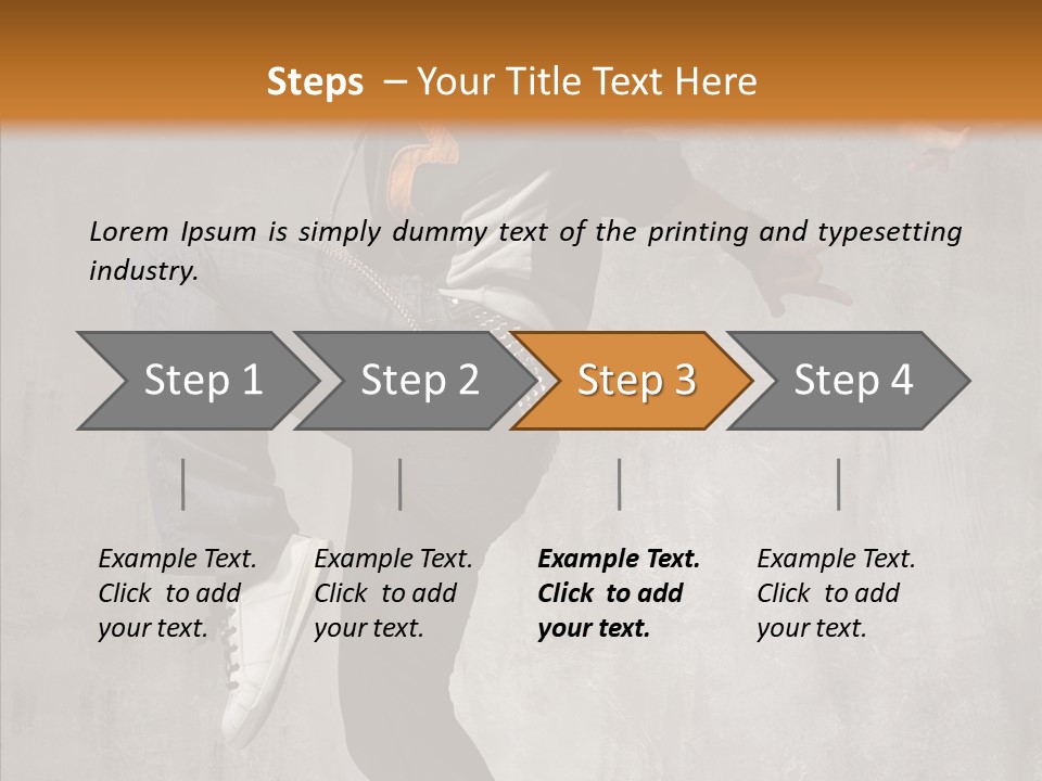 Rap Young Dance PowerPoint Template