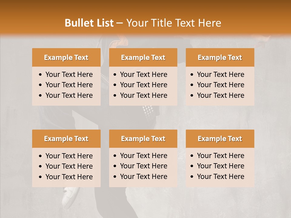 Rap Young Dance PowerPoint Template