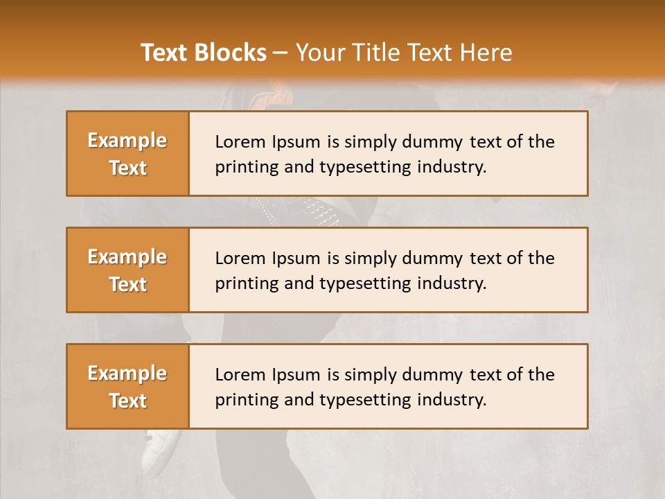 Rap Young Dance PowerPoint Template