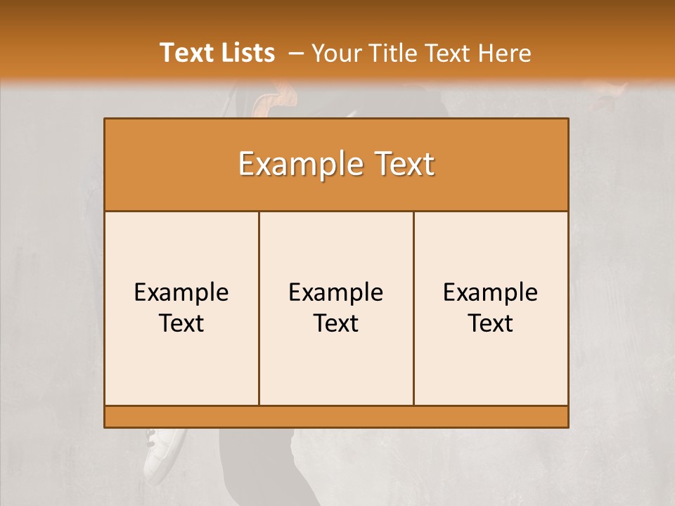 Rap Young Dance PowerPoint Template