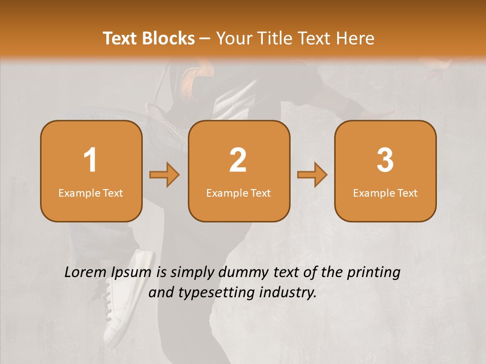 Rap Young Dance PowerPoint Template