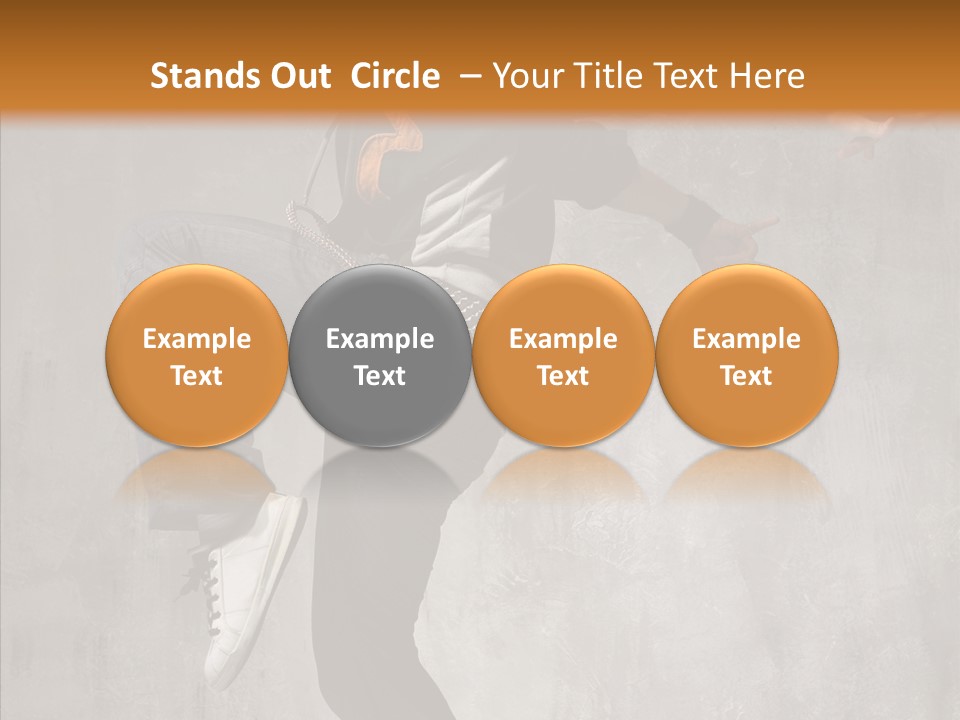 Rap Young Dance PowerPoint Template