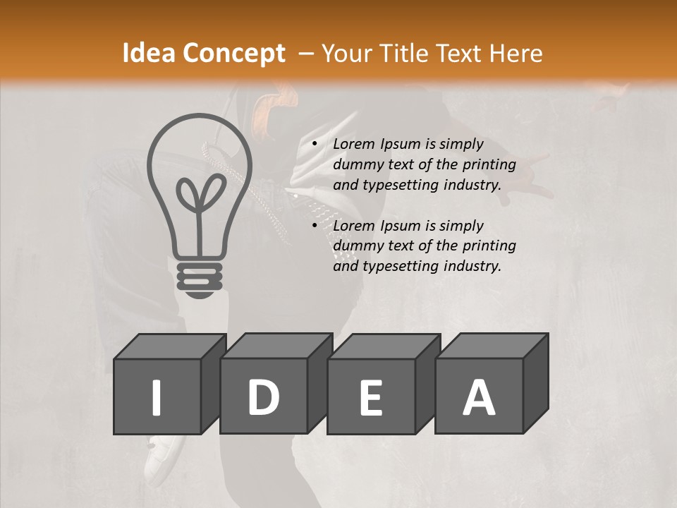 Rap Young Dance PowerPoint Template