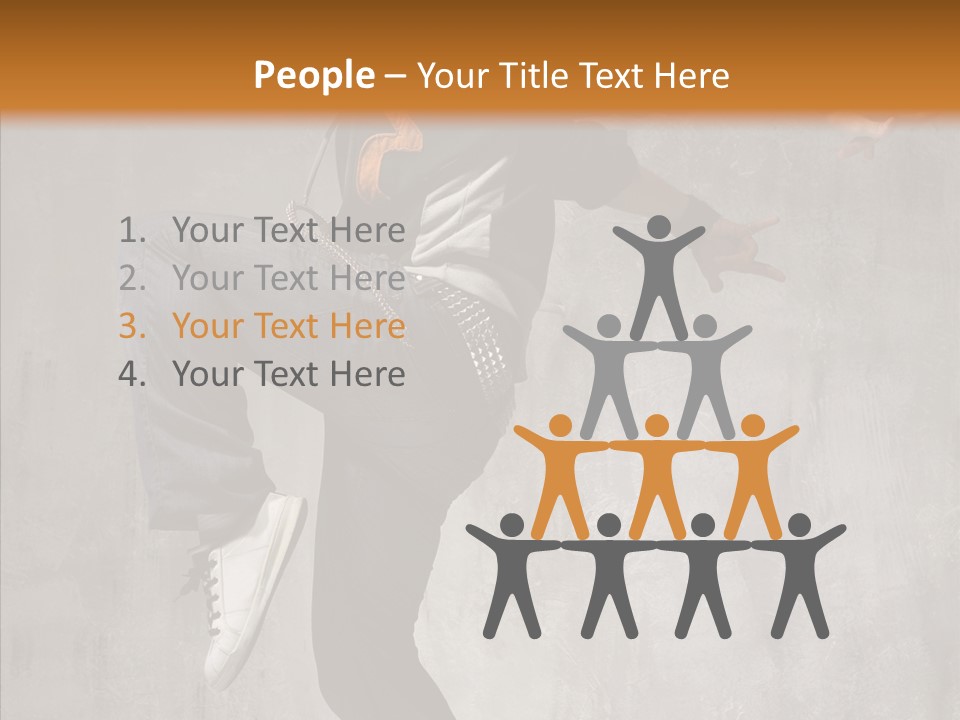 Rap Young Dance PowerPoint Template