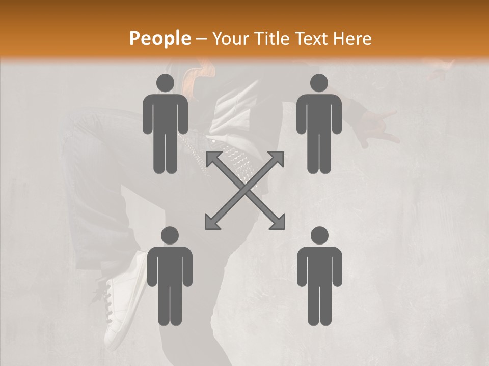 Rap Young Dance PowerPoint Template