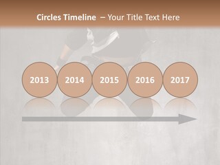 Breakdancing Clothing Guy PowerPoint Template