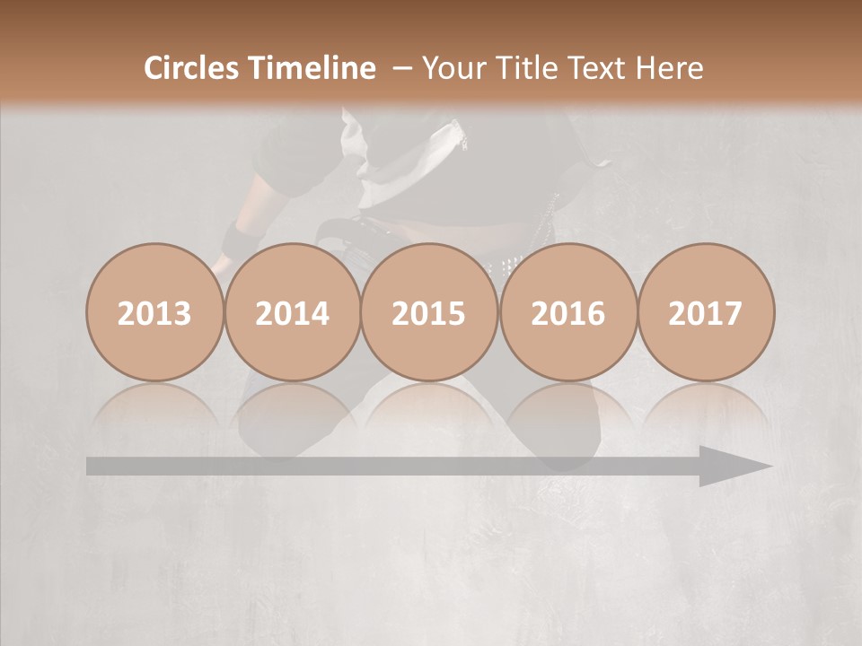 Breakdancing Clothing Guy PowerPoint Template
