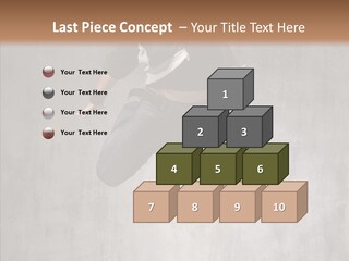 Breakdancing Clothing Guy PowerPoint Template