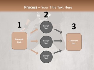 Breakdancing Clothing Guy PowerPoint Template