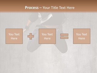 Breakdancing Clothing Guy PowerPoint Template
