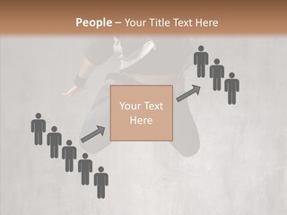 Breakdancing Clothing Guy PowerPoint Template