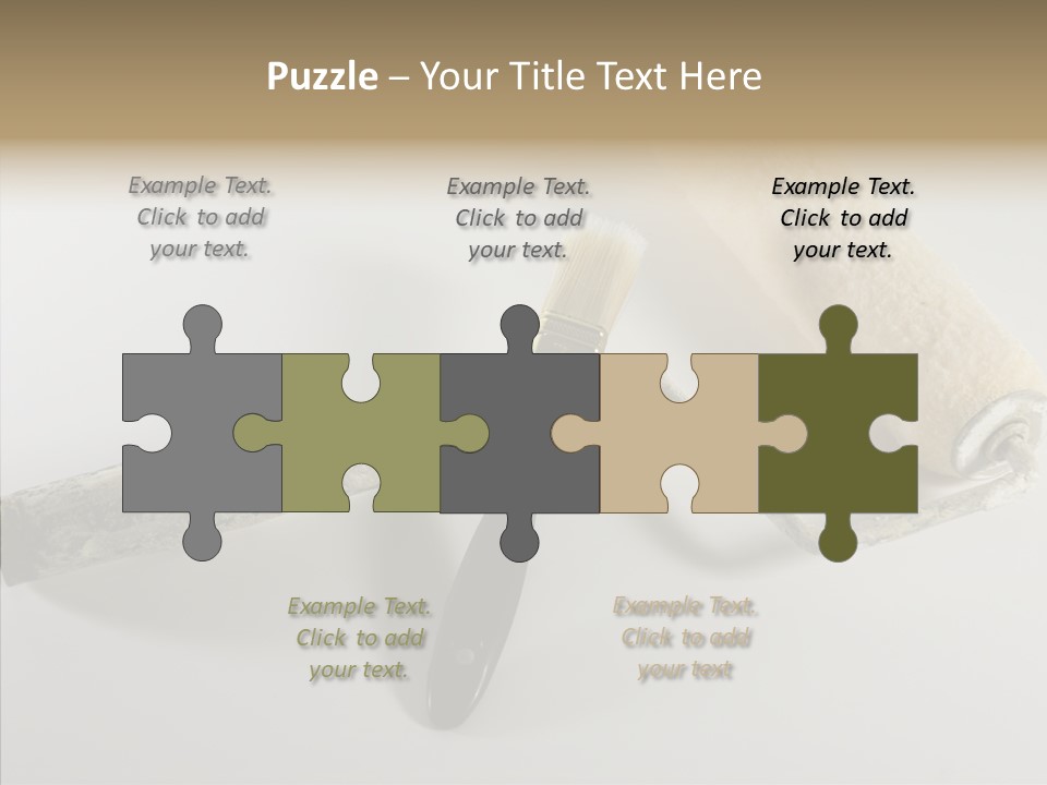 Isolate Handle Bristle PowerPoint Template