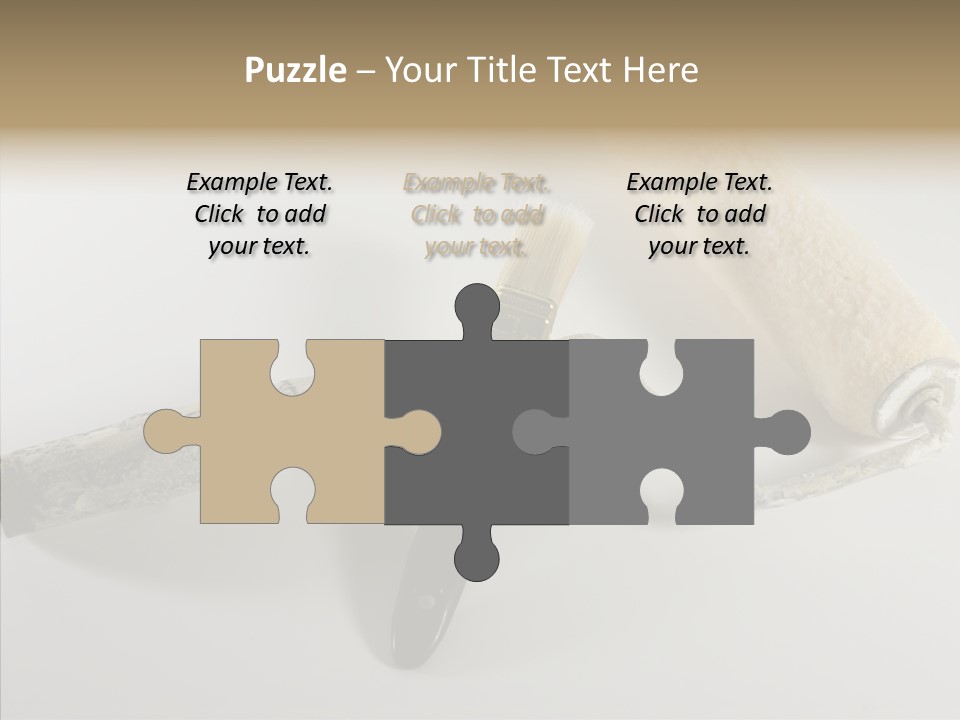 Isolate Handle Bristle PowerPoint Template