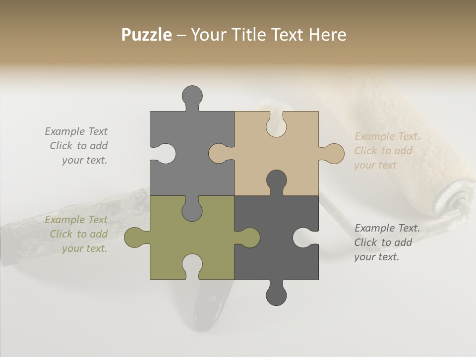 Isolate Handle Bristle PowerPoint Template