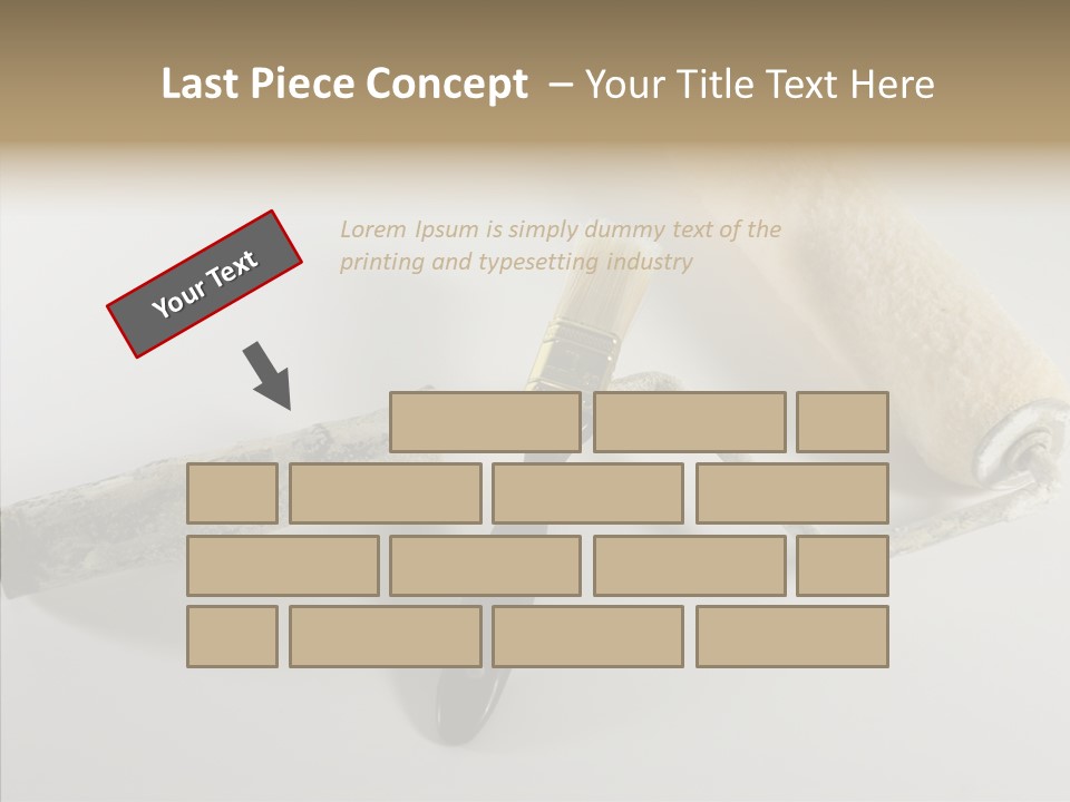 Isolate Handle Bristle PowerPoint Template