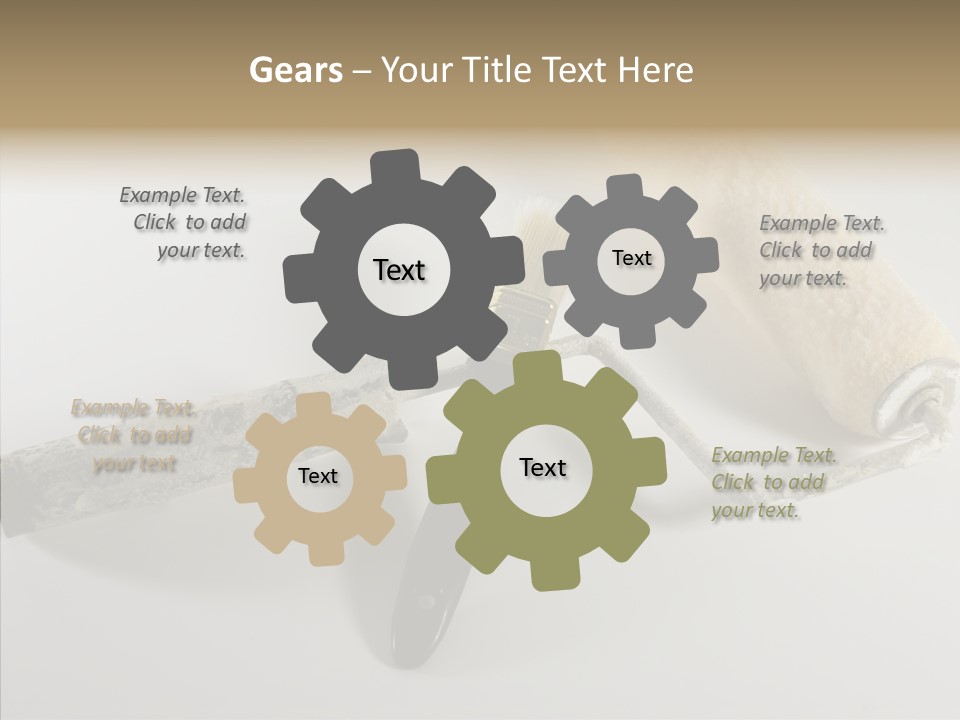 Isolate Handle Bristle PowerPoint Template