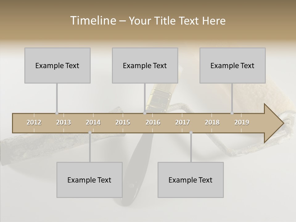 Isolate Handle Bristle PowerPoint Template