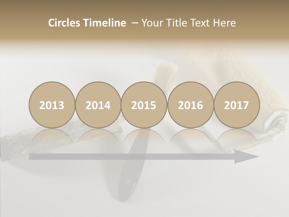Isolate Handle Bristle PowerPoint Template