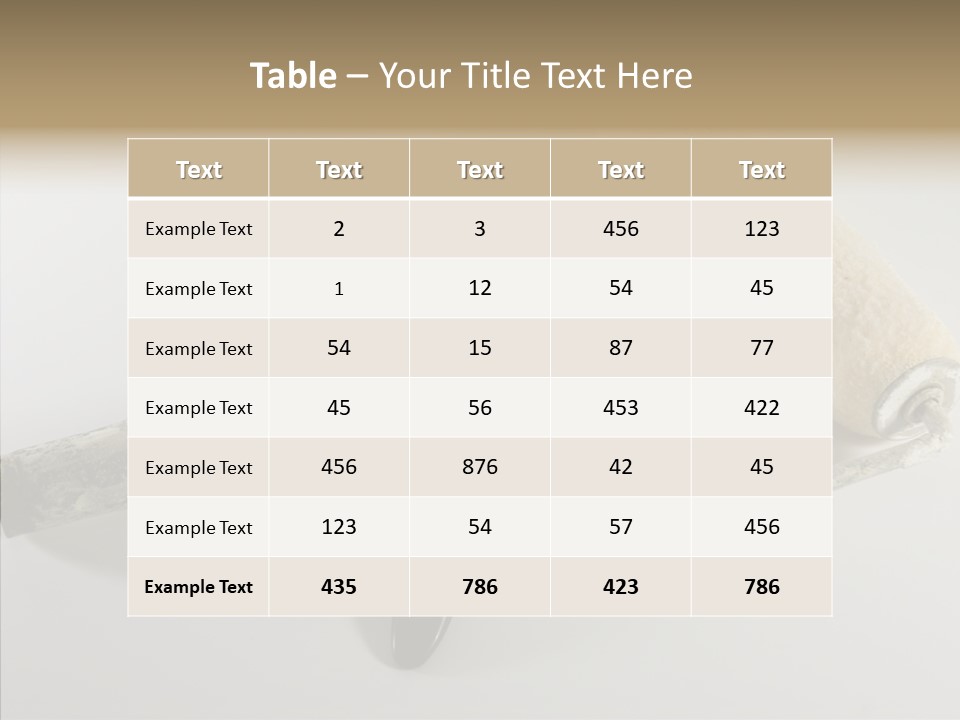 Isolate Handle Bristle PowerPoint Template