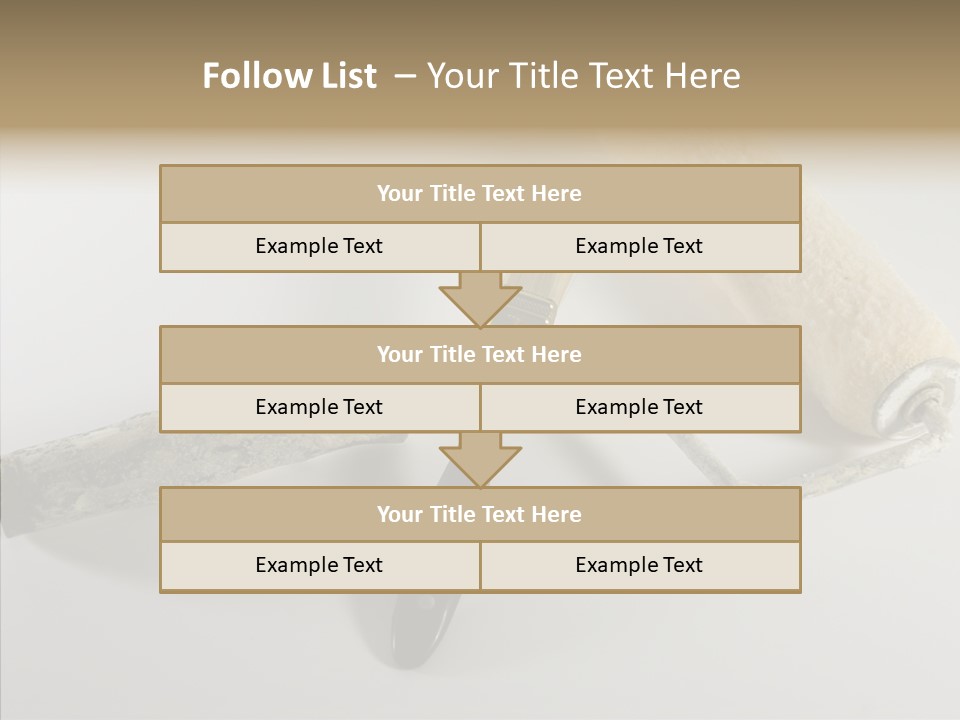Isolate Handle Bristle PowerPoint Template