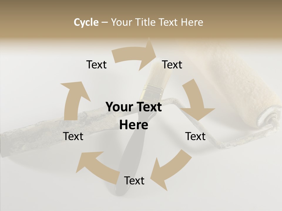 Isolate Handle Bristle PowerPoint Template