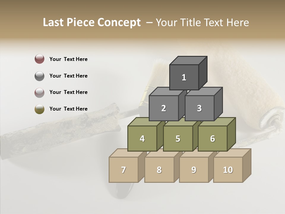 Isolate Handle Bristle PowerPoint Template