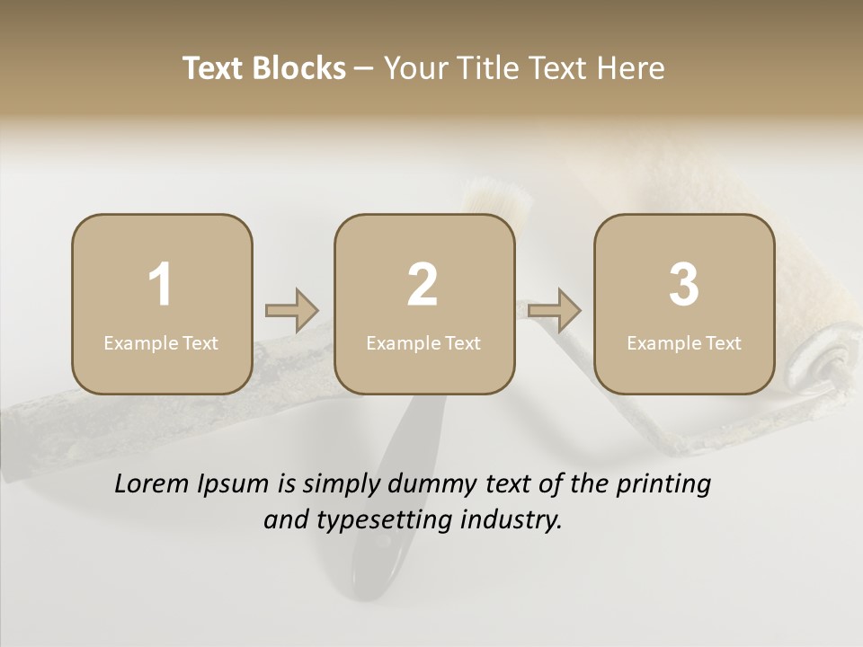 Isolate Handle Bristle PowerPoint Template