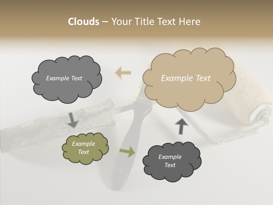 Isolate Handle Bristle PowerPoint Template