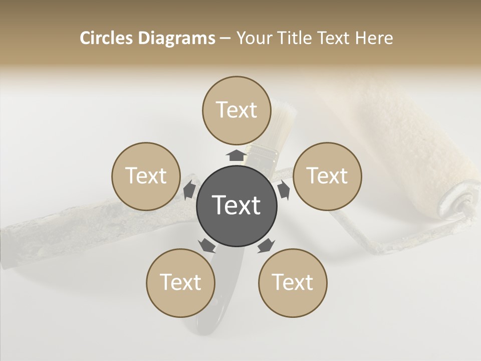 Isolate Handle Bristle PowerPoint Template