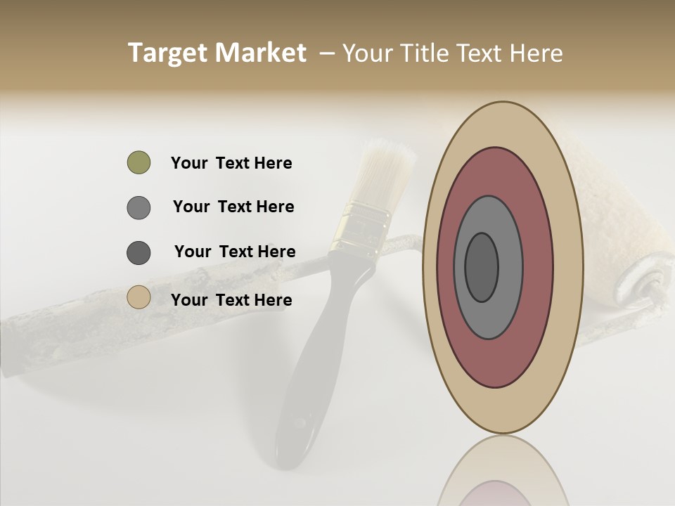 Isolate Handle Bristle PowerPoint Template