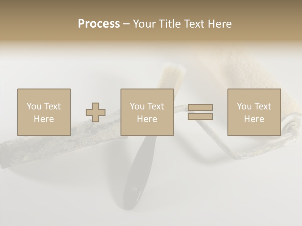 Isolate Handle Bristle PowerPoint Template