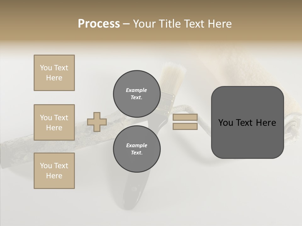 Isolate Handle Bristle PowerPoint Template