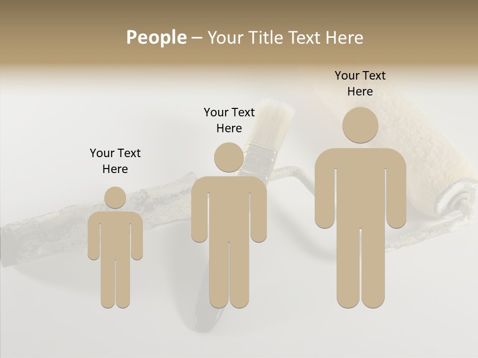 Isolate Handle Bristle PowerPoint Template