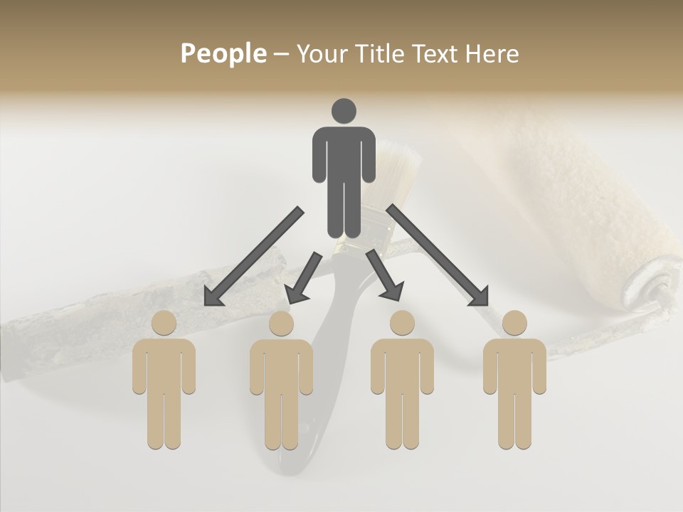 Isolate Handle Bristle PowerPoint Template