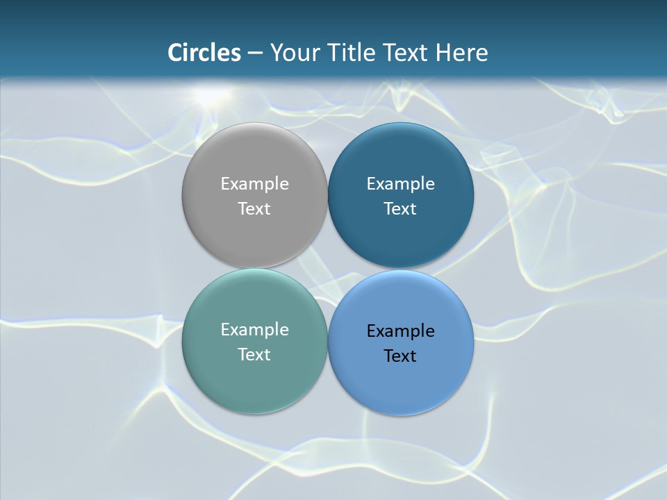 Blue Cleaning Pool PowerPoint Template