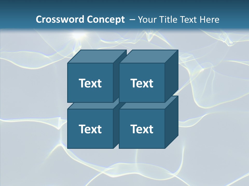 Blue Cleaning Pool PowerPoint Template