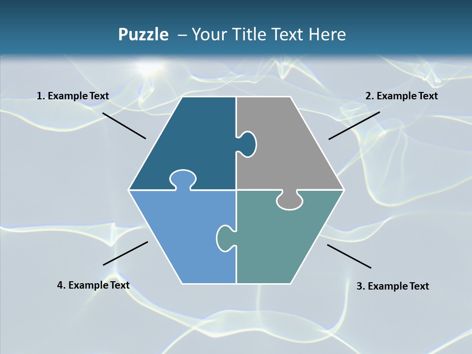 Blue Cleaning Pool PowerPoint Template