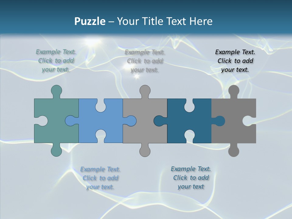 Blue Cleaning Pool PowerPoint Template