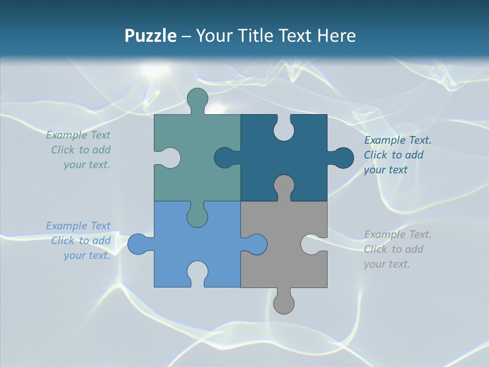 Blue Cleaning Pool PowerPoint Template