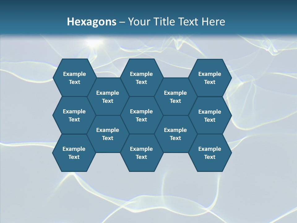 Blue Cleaning Pool PowerPoint Template