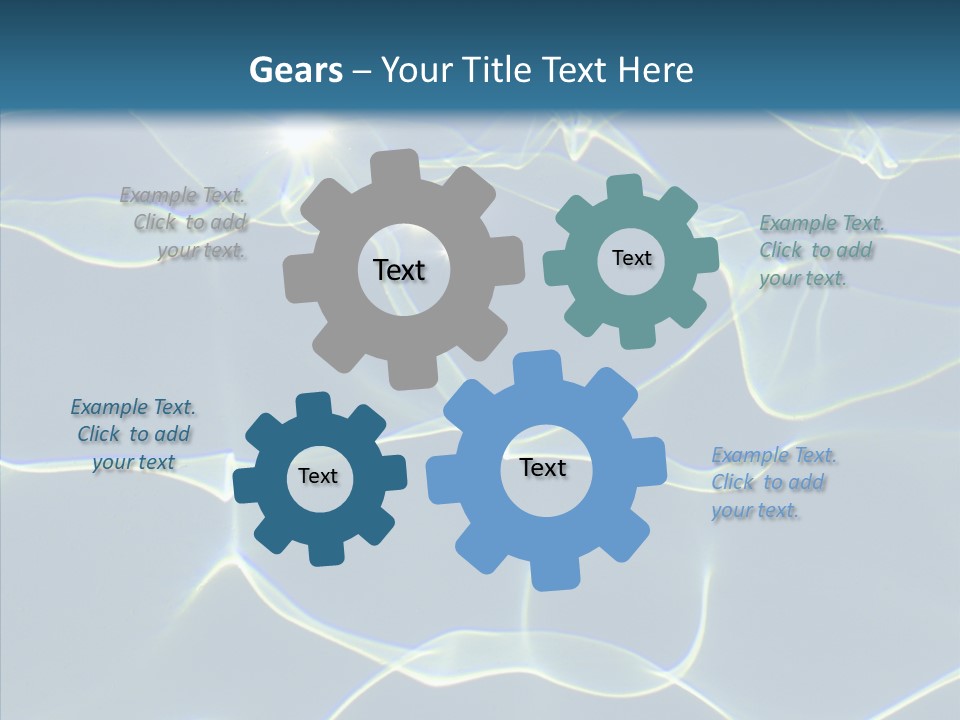 Blue Cleaning Pool PowerPoint Template