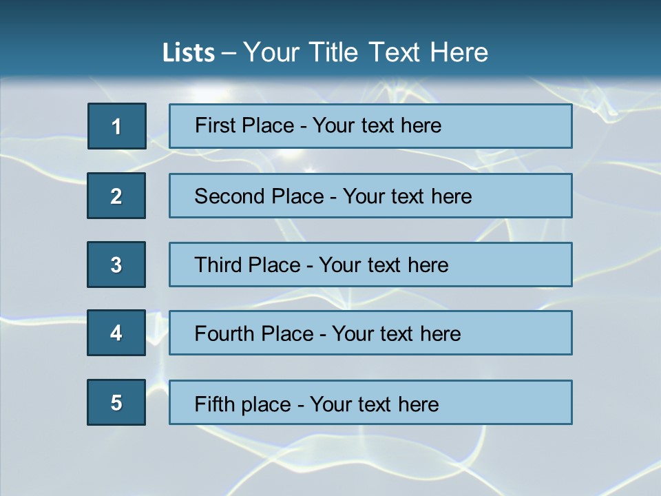 Blue Cleaning Pool PowerPoint Template