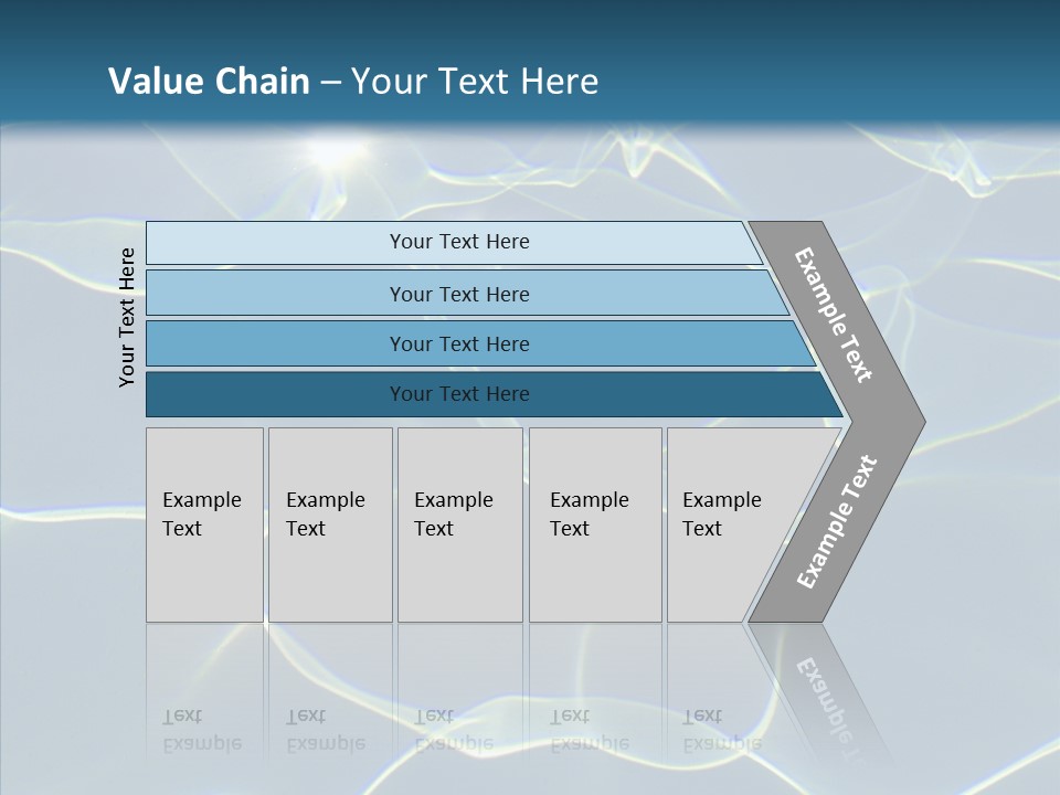 Blue Cleaning Pool PowerPoint Template
