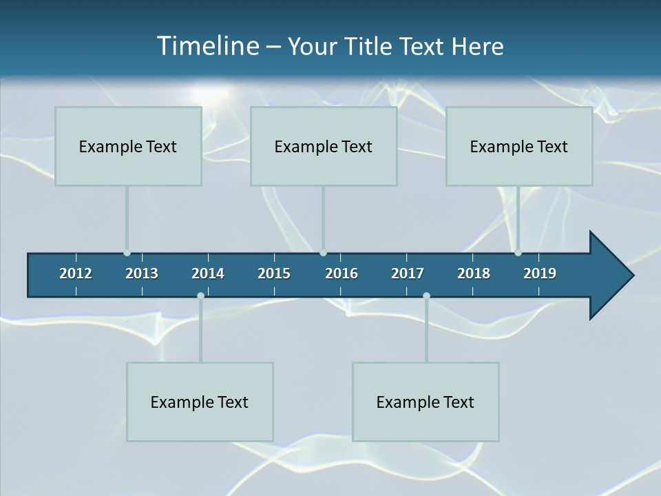 Blue Cleaning Pool PowerPoint Template