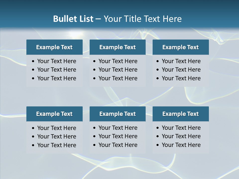 Blue Cleaning Pool PowerPoint Template