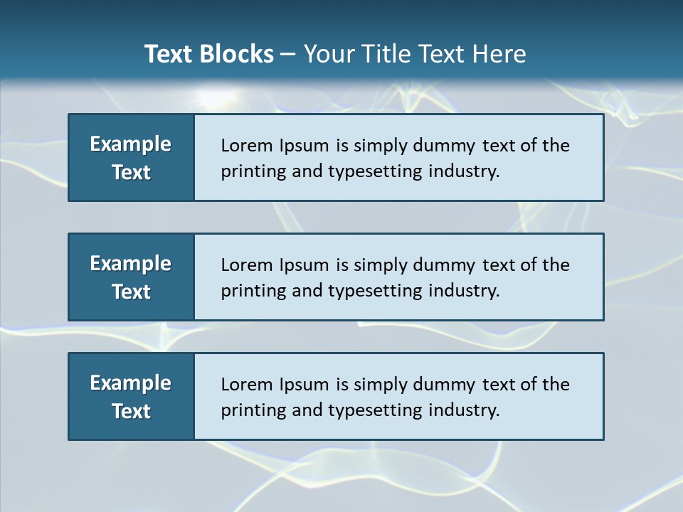 Blue Cleaning Pool PowerPoint Template