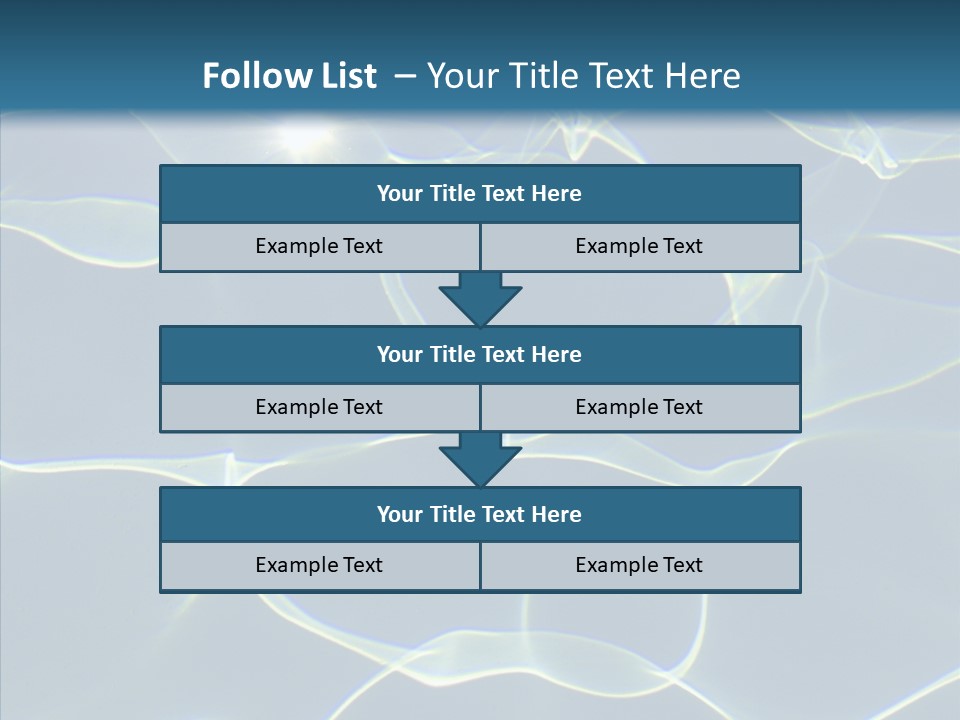 Blue Cleaning Pool PowerPoint Template